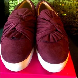 NWB. Burgundy Velvet